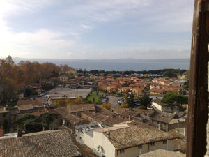 Blick aus der Wohnung